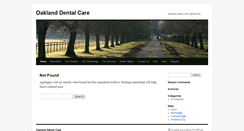 Desktop Screenshot of oaklanddental.net